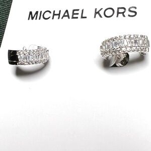 Michael Kors Sparkling Sterling Silver Earrings